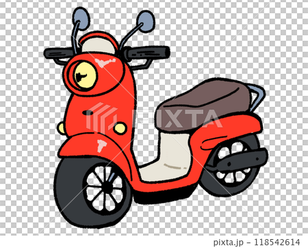 スクーター(赤) スクーター(赤) 118542614