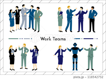 ビジネスシーン イラスト ビジネスシーン イラスト 118542732
