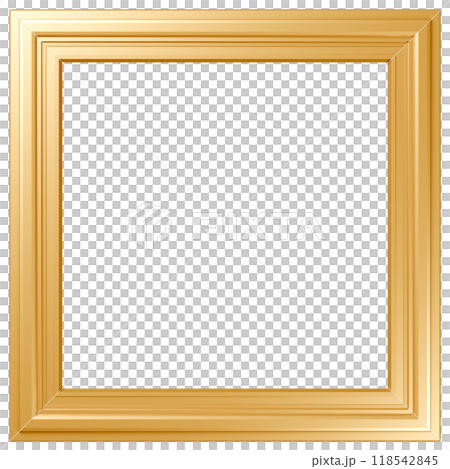 3D素材_金属の額縁 118542845