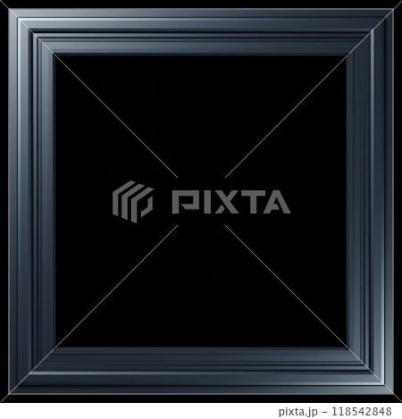 3D素材_金属の額縁 118542848