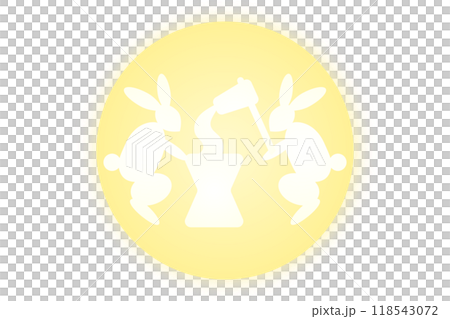 Moon Rabbit Pounding Mochi (Moonlight Rabbit) Moon Rabbit Pounding Mochi (Moonlight Rabbit) 118543072