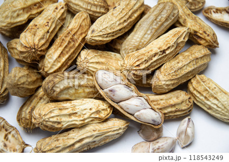 Peanuts are a natural source of protein and are popularly eaten around the world. Peanuts are a natural source of protein and are popularly eaten around the world. 118543249