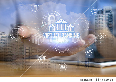 digital bank virtual bank online banking and digital money Human-facing digital virtual banking on decentralized banking and finance data networks, FinTech, cyber security digital bank virtual bank online banking and digital money Human-facing digital virtual banking on decentralized banking and finance data networks, FinTech, cyber security 118543654