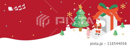バナー フレーム クリスマス アイソメトリック サンタクロース 街並み 背景 イラスト素材 バナー フレーム クリスマス アイソメトリック サンタクロース 街並み 背景 イラスト素材 118544056