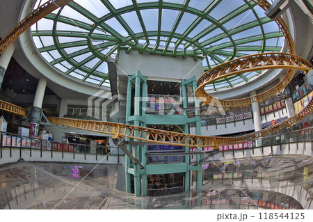 the interior of Dragon Centre shopping mall Aug 27 2024 118544125