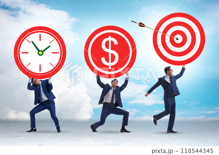 Time is money concept with aims Time is money concept with aims 118544345