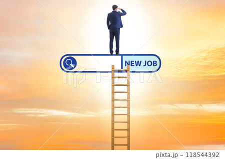 New job search online concept 118544392