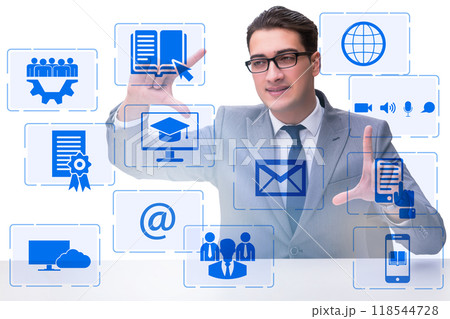 E-learning concept as modern way of education E-learning concept as modern way of education 118544728