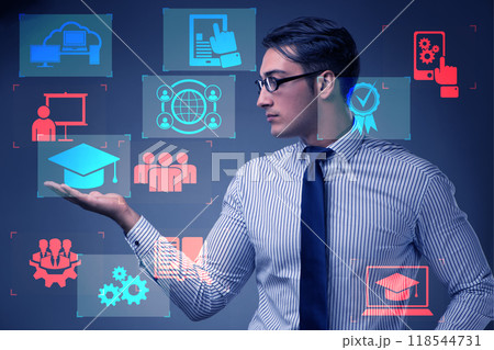 E-learning concept as modern way of education 118544731