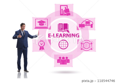 E-learning concept as modern way of education 118544746