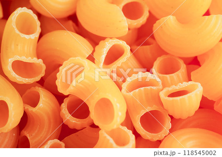 Pasta noodles for cooking Italian food. 118545002