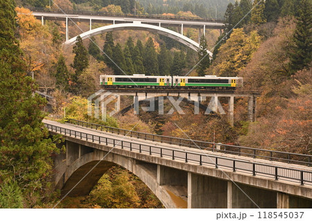 秋の宮下アーチ三兄(橋)弟 118545037