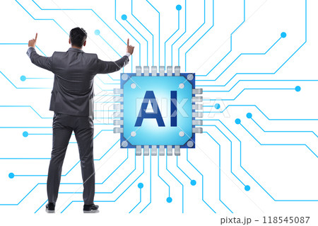 Concept of AI - artificial intelligence in action 118545087