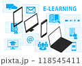 E-learning concept as modern way of education 118545411