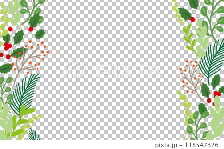 植物のフレームイラスト 植物のフレームイラスト 118547326