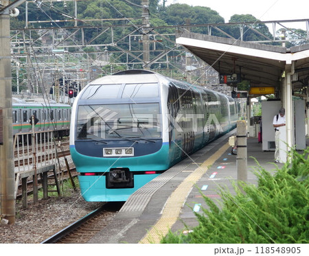 JR東日本伊東線来宮駅 スーパービュー踊り子号251系 JR東日本伊東線来宮駅 スーパービュー踊り子号251系 118548905