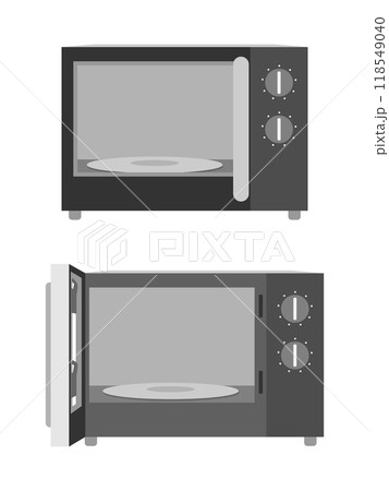 ダイヤル式の電子レンジ セット ダイヤル式の電子レンジ セット 118549040