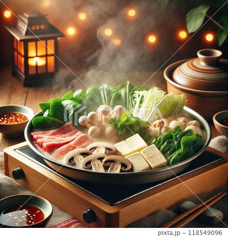 鍋：すき焼き 118549096