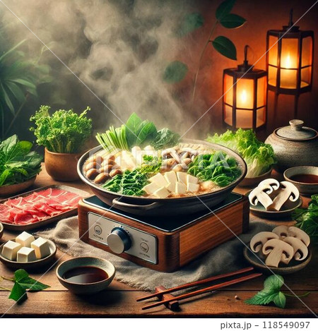 鍋：すき焼き 118549097
