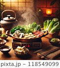 鍋：すき焼き 118549099