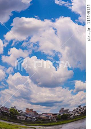 【京都風景】魚眼で見た鴨川（七条大橋から三条大橋まで） 118549126