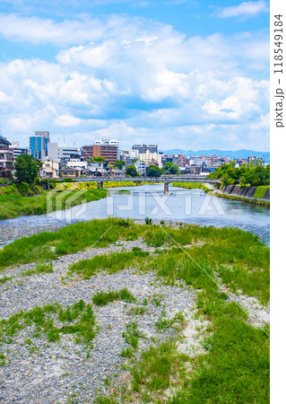 【京都風景】魚眼で見た鴨川（七条大橋から三条大橋まで） 118549184