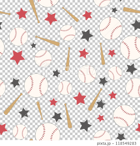 Baseball seamless pattern 118549283