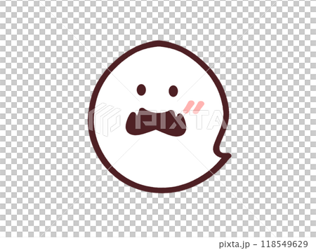ガッカリするオバケのイラスト素材 118549629