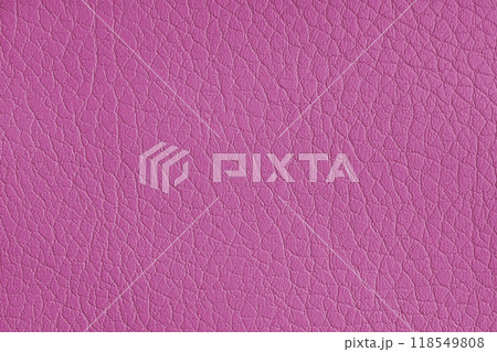 Texture of genuine leather or artificial synthetic leatherette pink color background 118549808