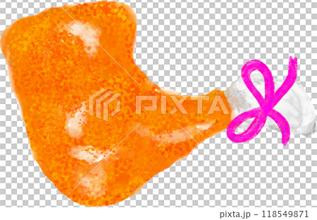ローストチキンのイラスト レッグ 118549871