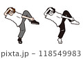 ポーズをとる男性ダンサー 3 118549983