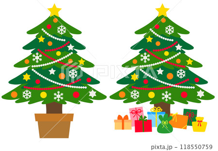 かわいいクリスマスツリー 118550759