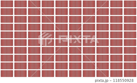32 Small Rectangles One Row A background image of many red rectangles. The...のイラスト素材 [118550928 ...