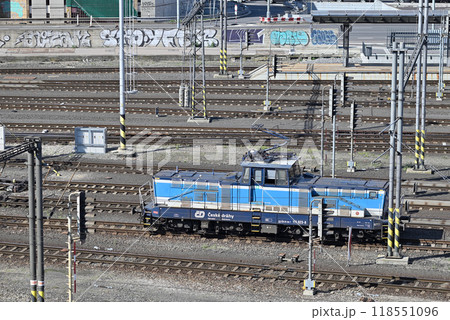 Prague Main Railway Station (Praha hlavni nadrazi), the busiest railway hub in Czechia, in Prague, capital of Czech Republic 118551096