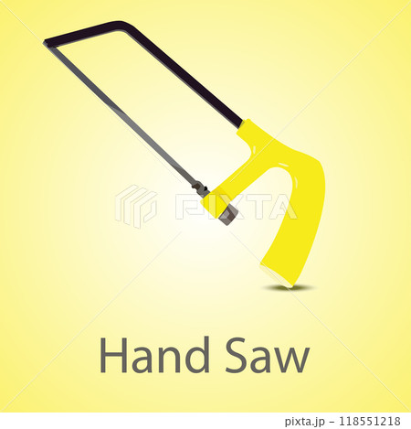 hand saw tool home vector work 118551218