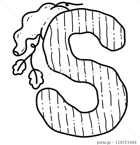 Whimsical pumpkin Alphabet and Numbers Doodle Design Whimsical pumpkin Alphabet and Numbers Doodle Design 118551468