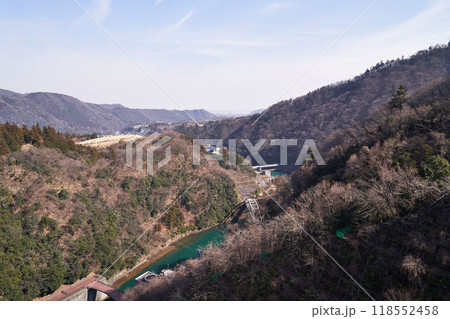神奈川県　宮ヶ瀬ダムからの景色 118552458