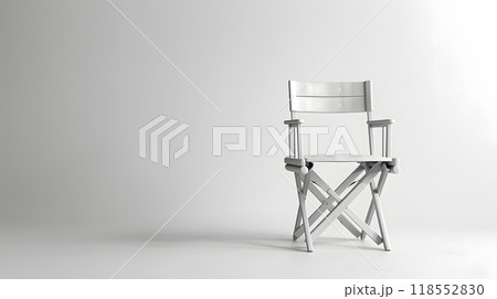 Ergonomic Metal White Director Chair with Canvas Seat for Professional Makeup Artists and Salon Use Lightweight and Durable Ergonomic Metal White Director Chair with Canvas Seat for Professional Makeup Artists and Salon Use Lightweight and Durable 118552830