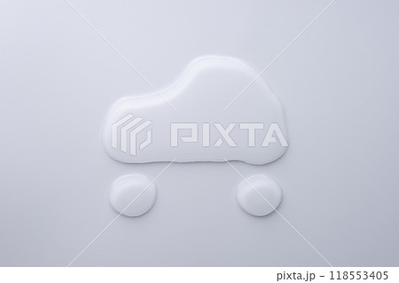 水滴で書いた車　 118553405