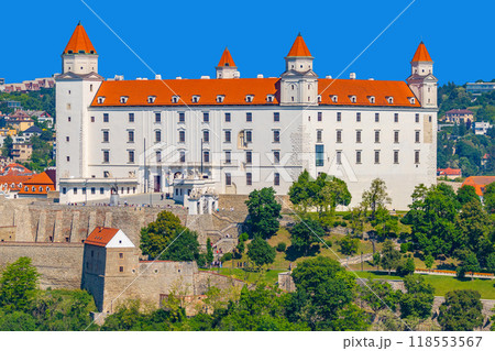 A view of Bratislava Castle, Slovakia 118553567