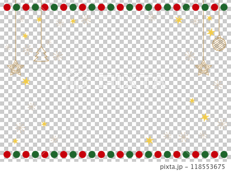 クリスマスオーナメントフレーム12の1 118553675