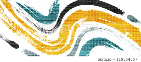 Abstract and Luxury Grunge Brush Background with Texture Effect. Abstract Art for Posters, Banners or Wall Decorations 118554357