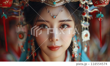 A traditional Chinese opera performance. A traditional Chinese opera performance. 118554574