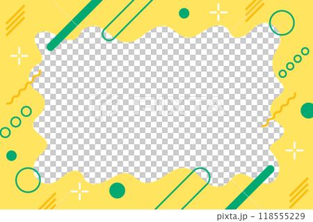 Geometric Frame Yellow 118555229