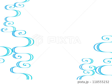 背景素材　和　流水紋 118555232