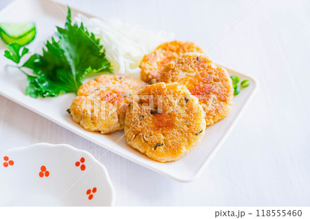 明太子入りふわふわ焼き 118555460