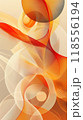 Abstract geometric shapes with vibrant orange and yellow hues creating a dynamic lively design 118556194