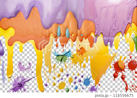 萬聖節的黏液從上面掉下來。 118556675