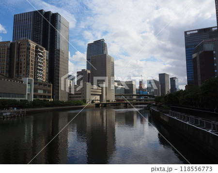 大阪市 川のある風景 大阪市 川のある風景 118556773