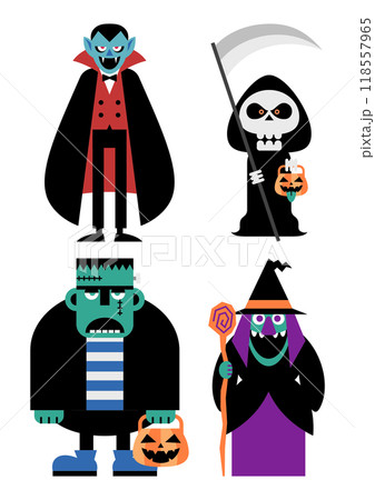 ハロウィンキャラクター 118557965